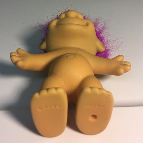 Vintage Russ Troll Purple Doll - Picture 7 of 7